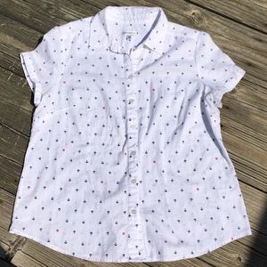⚓️Croft&Barrow⚓️nautical shirt